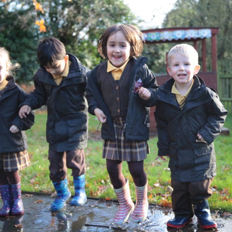 children jumping