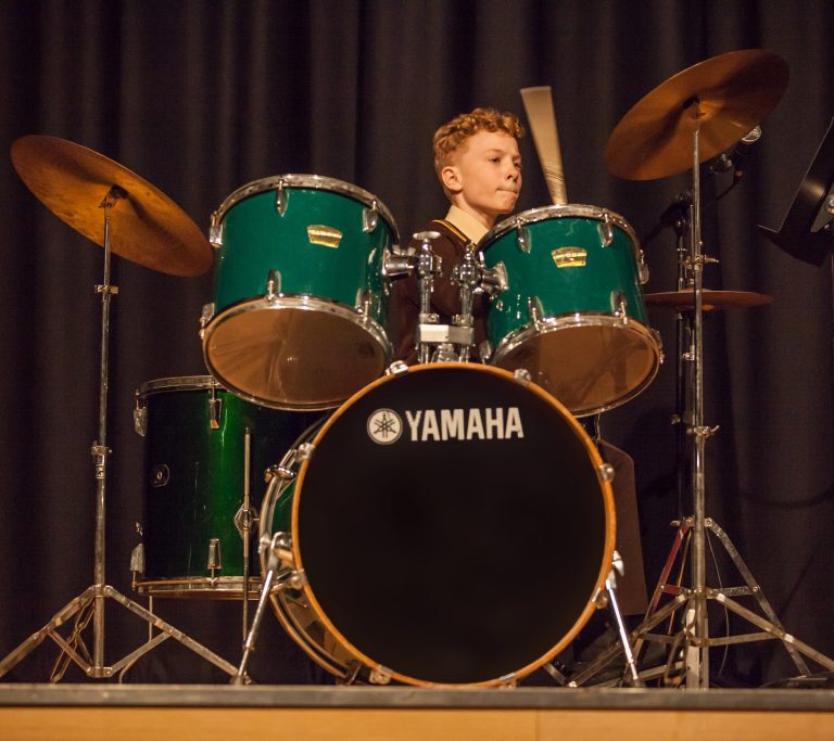 boy drumming