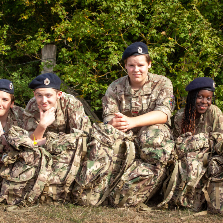 cadets posing for a photo